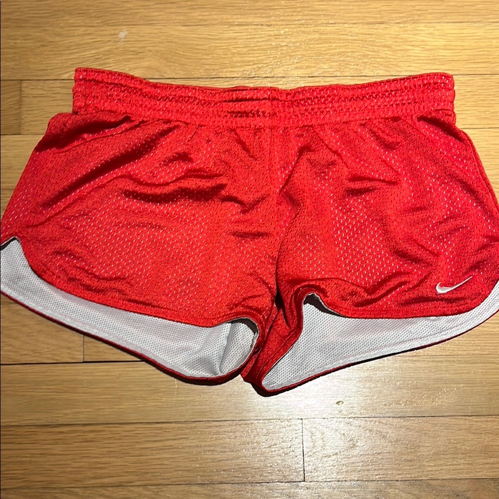 Nike Women's Red Athletic Shorts